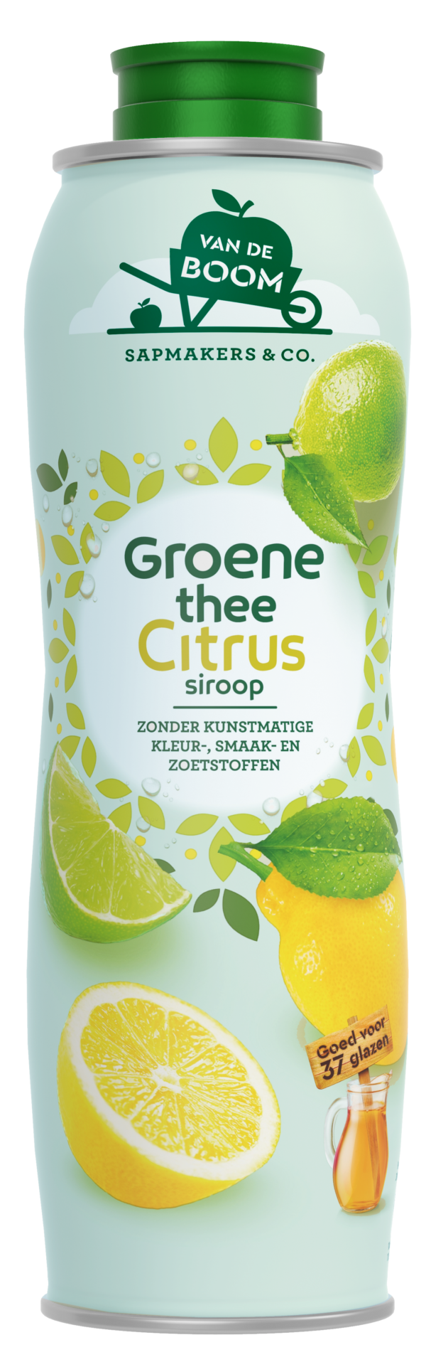 Groene Thee Citrus siroop (750ml)